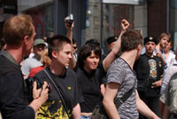 Activists at Gay Pride 2007 in Moscow. Photo courtesy "Pavel." Click for more photos.