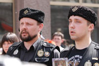 Russian nationalists at Gay Pride 2007 in Moscow. Photo courtesy 'Pavel.' Click for more picutres.