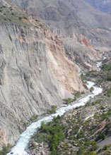 Kyrgyzstan's rugged terrain creates both transportation problems and hydroelectric possibilities.