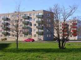 Soviet era apartment buildings in Tallin