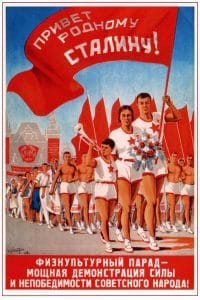 parade of athletes soviet propaganda