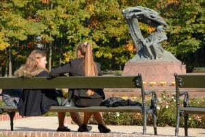 rederic Chopin memorial in Warsaw