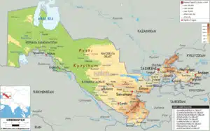 Uzbekistan study guide geography