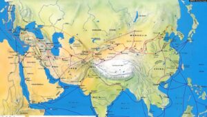 Silk Road map UNESCO