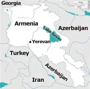 Armenian regional map