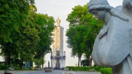 Monument to the victims of the Holodomor in Kiev, Ukraine