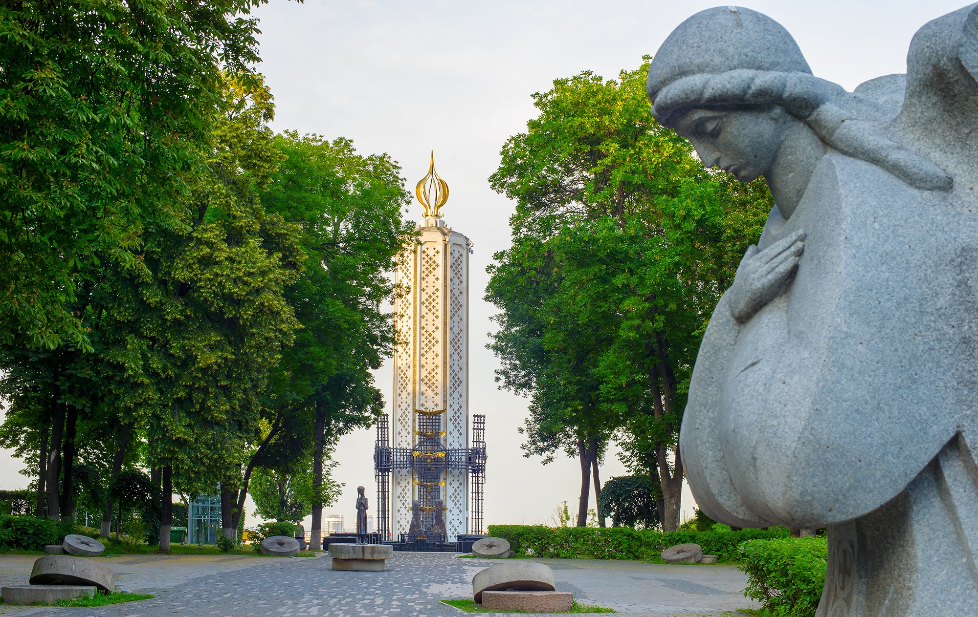 Monument to the victims of the Holodomor in Kiev, Ukraine